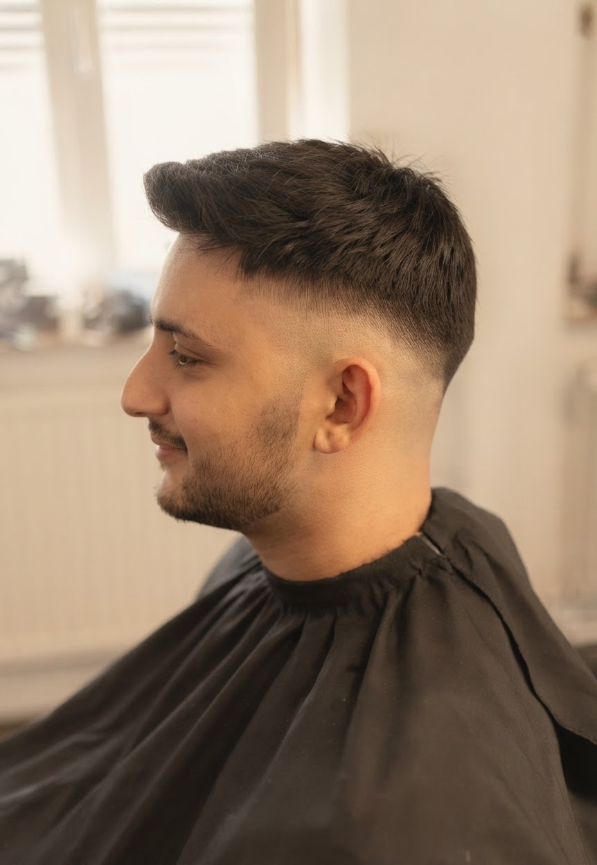 Herren-Haarschnitt · Fade